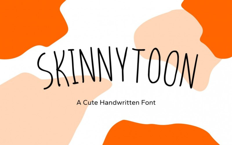 Skinnytoon Display Font