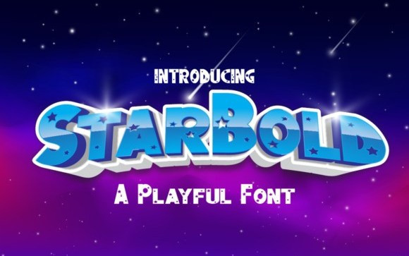 StarBold Display Font