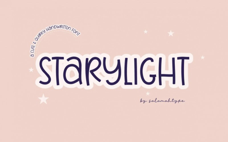 Starylight Display Font