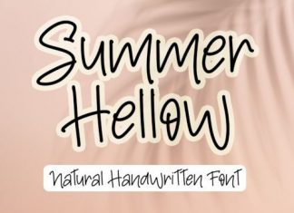 Summer Hellow Handwritten Font