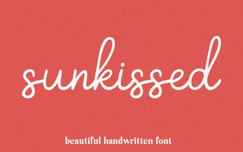 Sunkissed Script Font