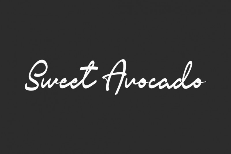 Sweet Avocado Script Font