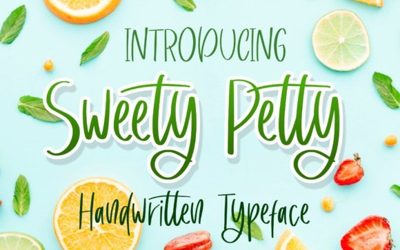 Sweety Petty Handwritten Font