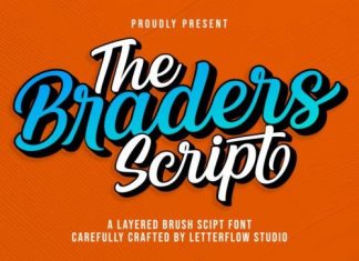 The Braders Calligraphy Font