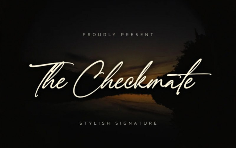 The Checkmate Handwritten Font