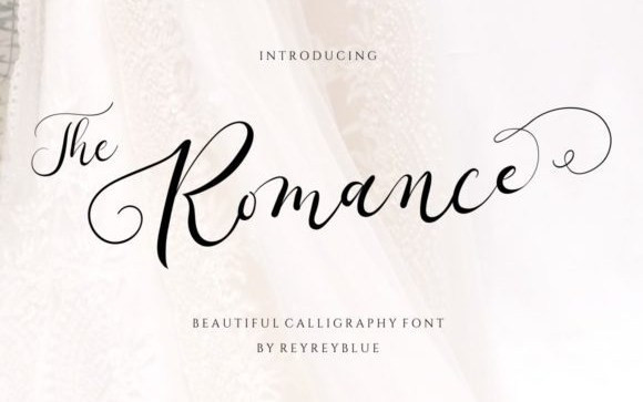 The Romance Calligraphy Font