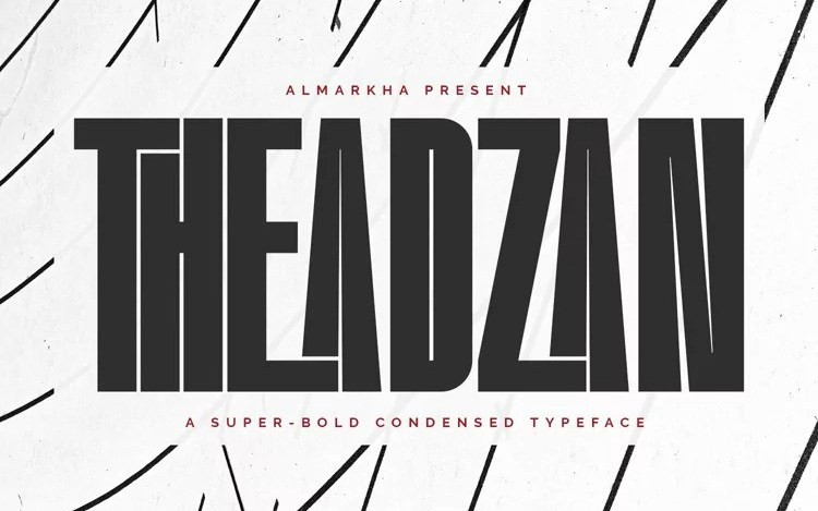 Theadzan Sans Serif Font