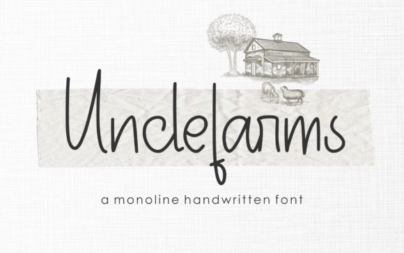Unclefarms Handwritten Font