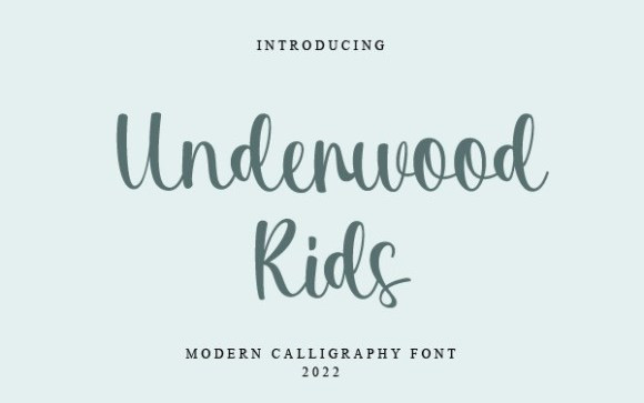 Underwood Kids Handwritten Font