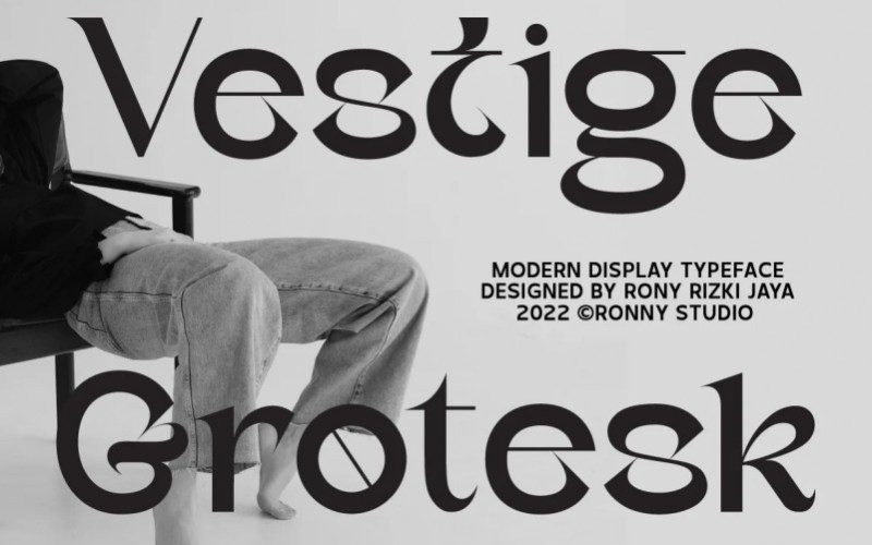 Vestige Grotesk Sans Serif Font