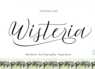 Wisteria Calligraphy Font