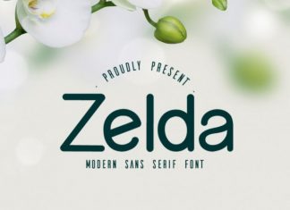 Zelda Display Font