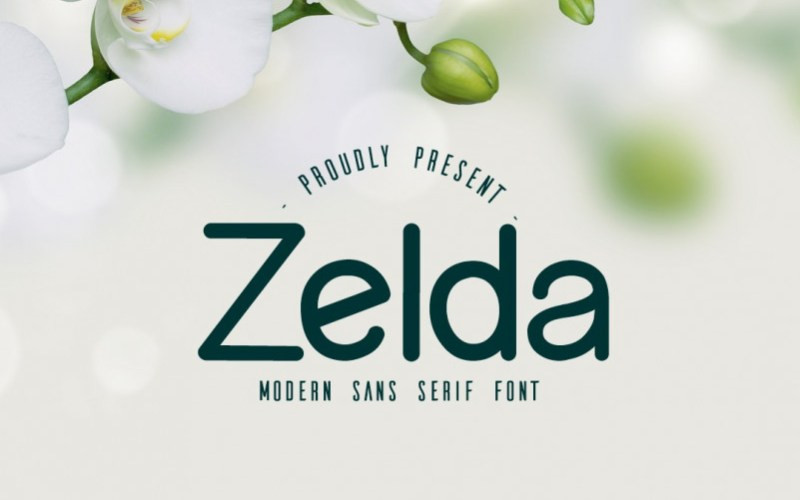 Zelda Display Font