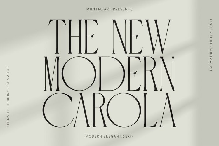 Carola Serif Font