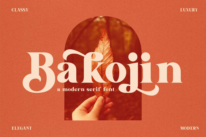 Bakojin Serif Font