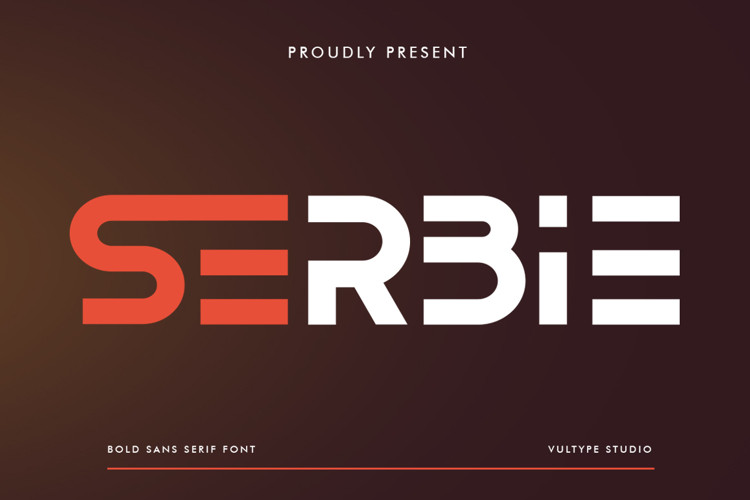 Serbie Display Font