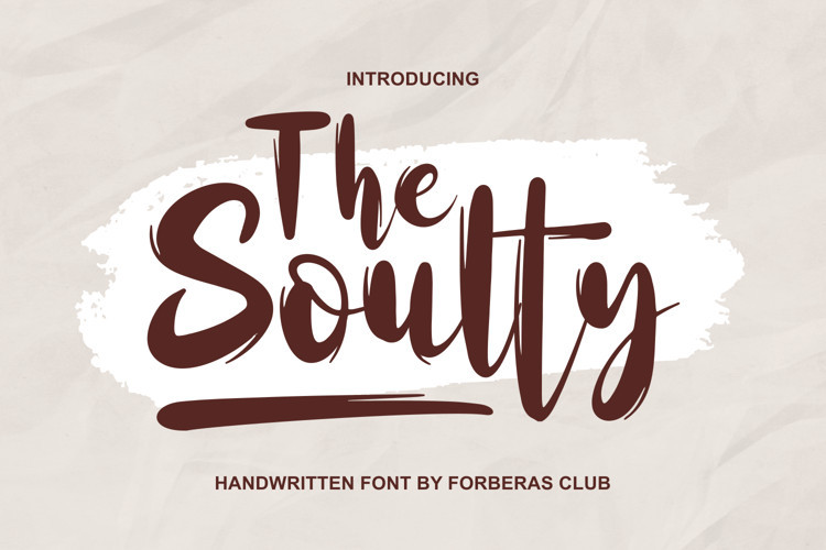 The Soulty Script Font