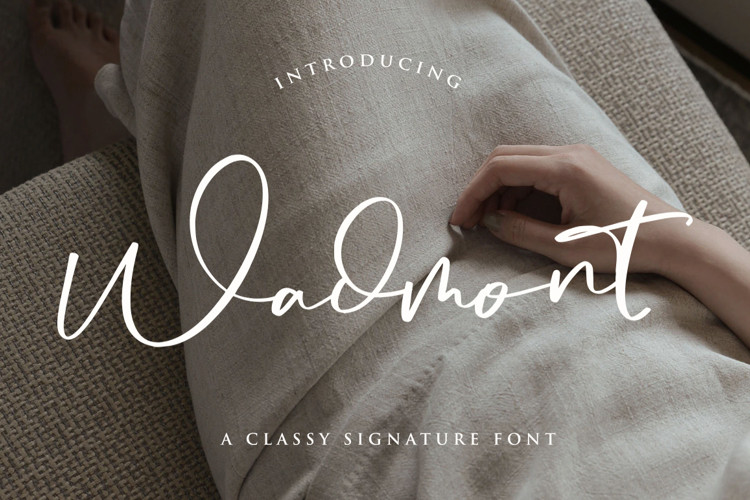 Wadmont Handwritten Font