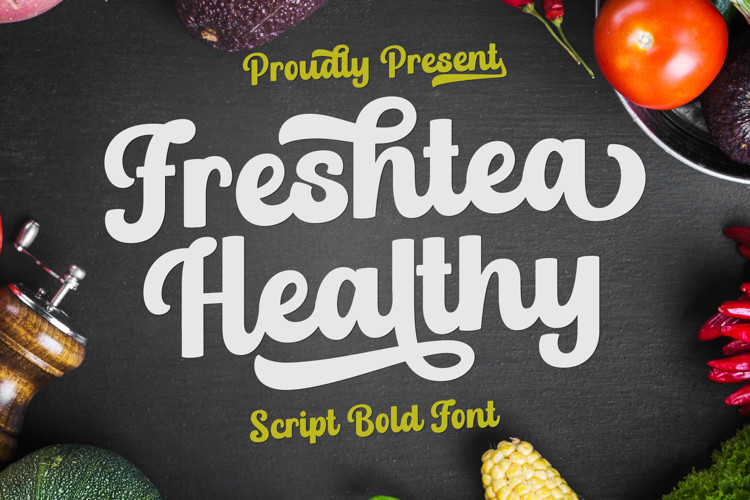 Freshtea Healthy Script Font