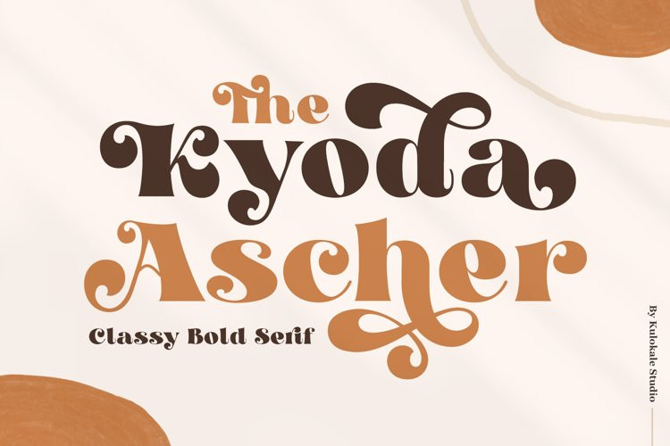 Kyoda Ascher Display Font