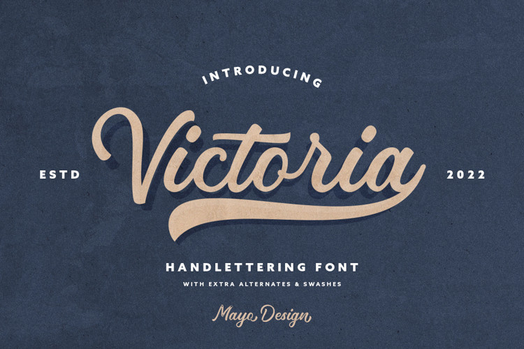 Victoria Calligraphy Font