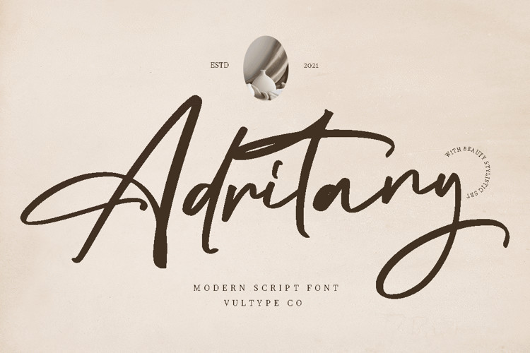 Adritany Handwritten Font