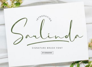 Sarlinda Signature Brush Font