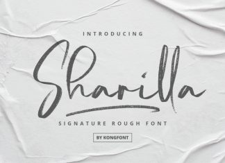 Sharilla Brush Font
