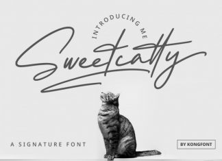 Sweetcatty Signature Font