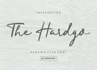 The Hardgo Handwritten Font