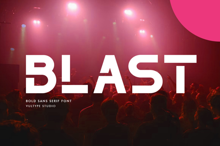 The Blast Display Font