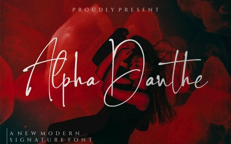 Alpha Danthe Handwritten Font