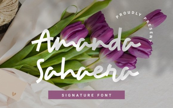 Amanda Sahaera Script Font