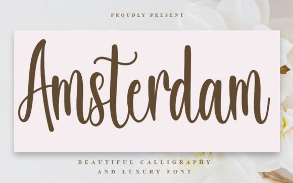 Amsterdam Script Typeface