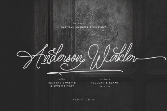 Anderson Wakler Handwritten Font