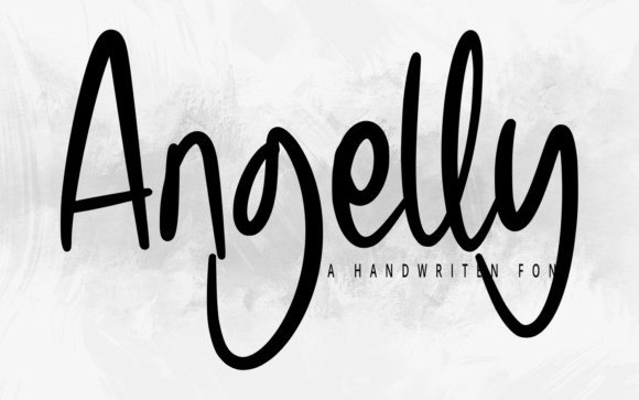 Angelly Handwritten Font