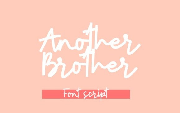 Another Brother Handwritten Font