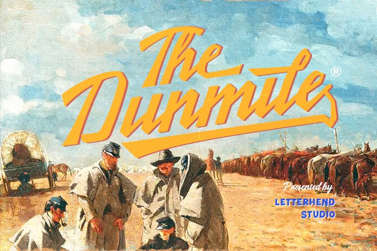 The Dunmile Script Font