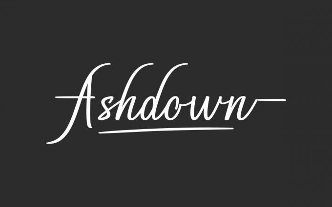 Ashdown Handwritten Font