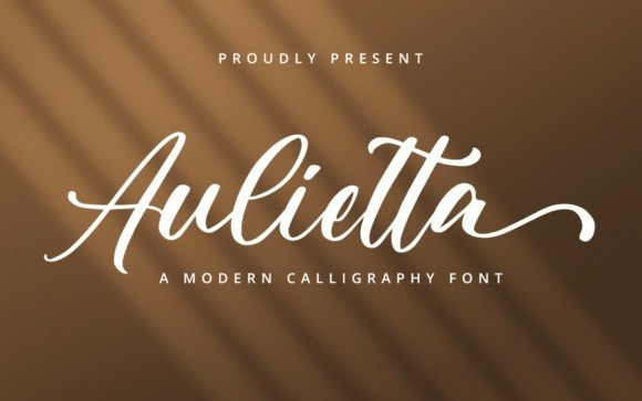 Aulletta Calligraphy Font