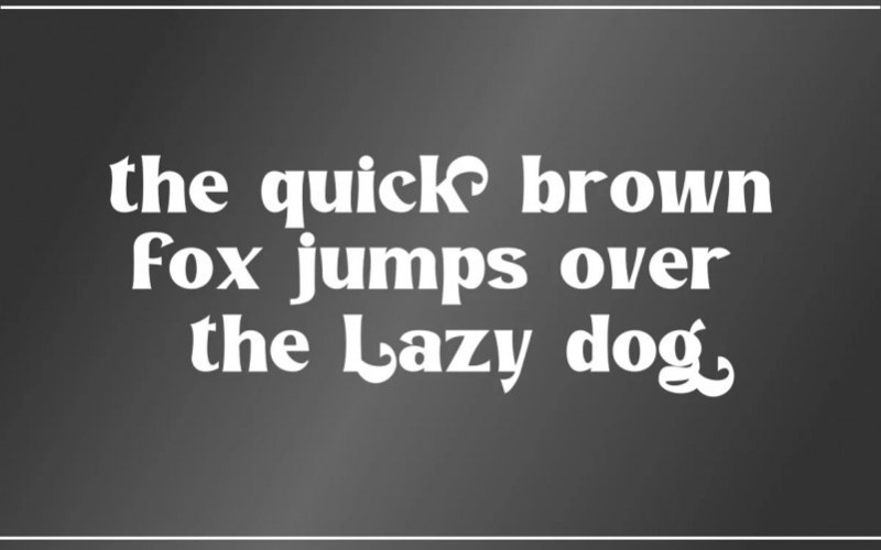 Avecrig Display Font