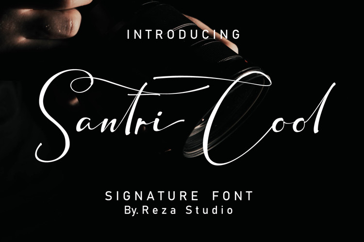 Santri Cool Handwritten Font