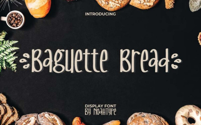 Baguette Bread Display Font