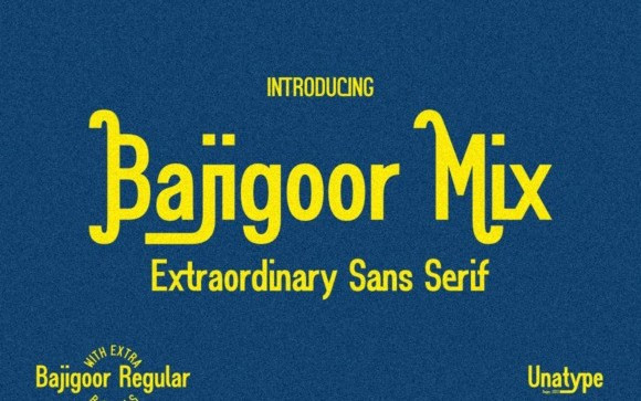 Bajigoor Mix Sans Serif Font