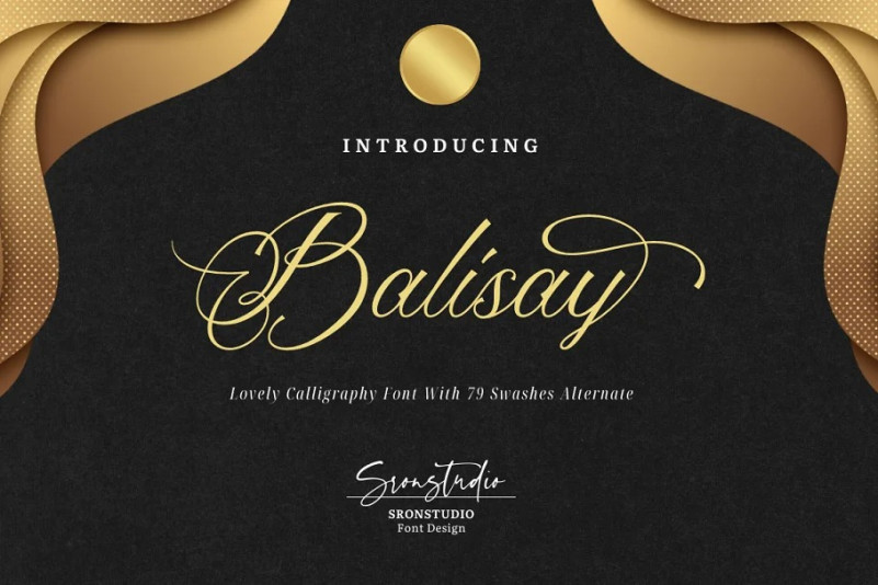 Balisay Calligraphy Font