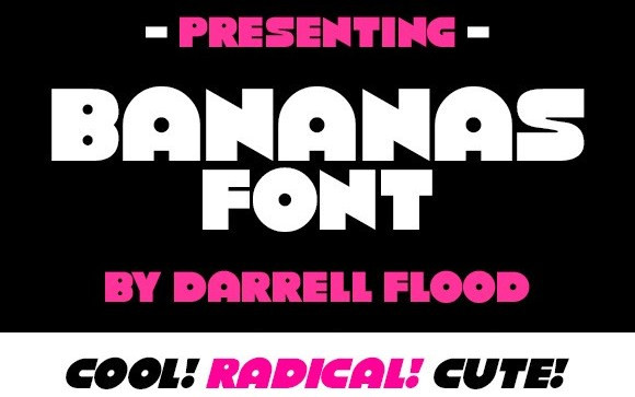 Bananas Display Font