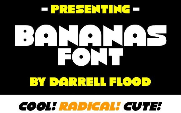 Bananas Display Font