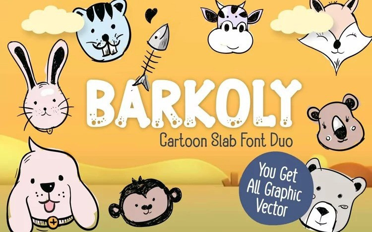 Barkoly Display Font