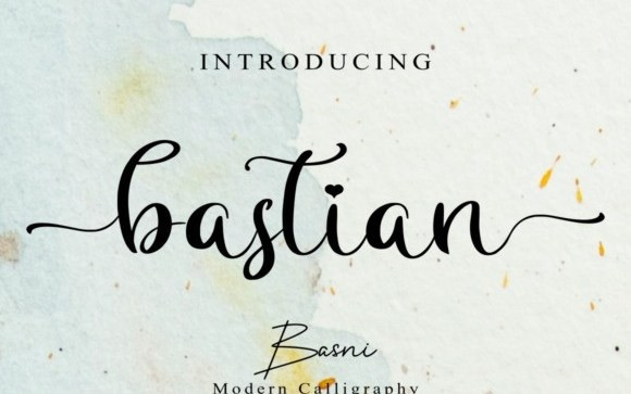 Bastian Script Font