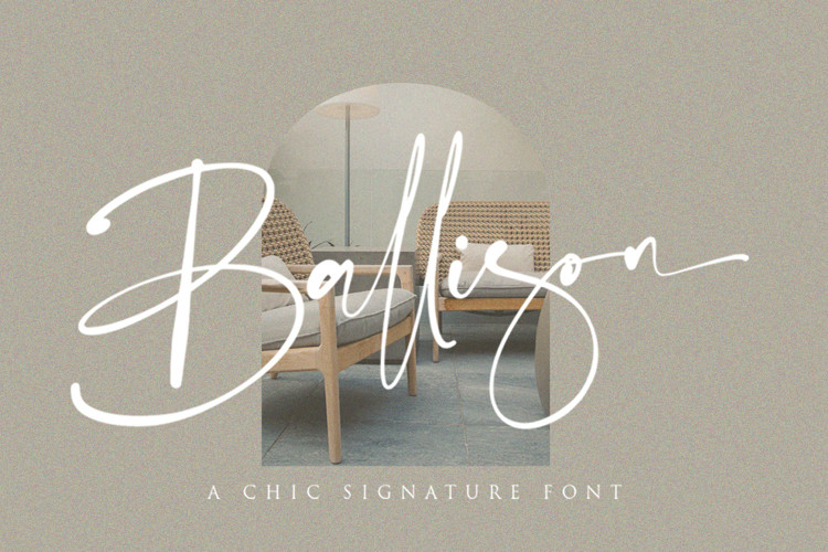 Ballison Handwritten Font